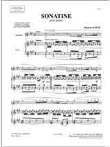 Sonatine - hautbois et piano - RAVEL - Partition - Hautbois